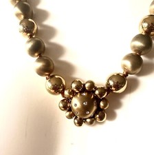 Collier Monet Perles Metal