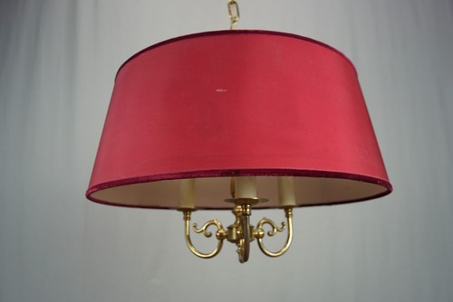 Plafoniera ottone lampada
