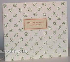 Edition tiessen lieferbare - tiessen,