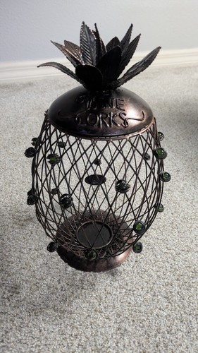 Pineapple metal glass - pineapple,