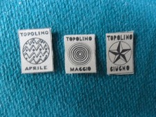 ED  MONDADORI  BOLLINI  X  TOPOLINO  N  1 - 2 - 3  . REC .   ORIGINALI  1949 !!!