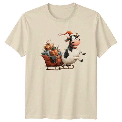 Shirt uomo slitta - uomo, mucca