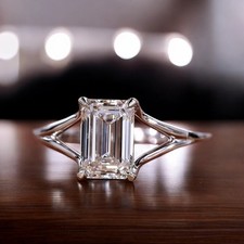 Anello Solitario 950 Platino