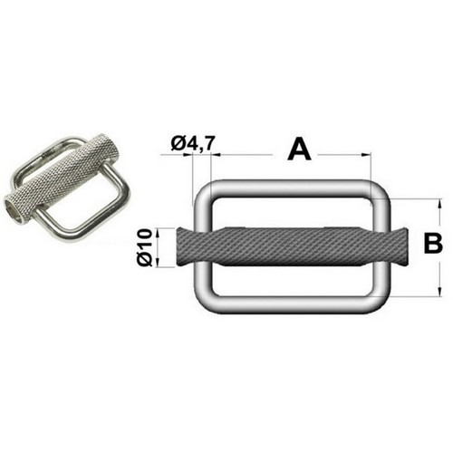 Fibbia inox accessori - inox,