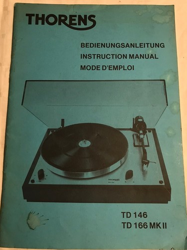 Manuale istruzioni thorens - di,