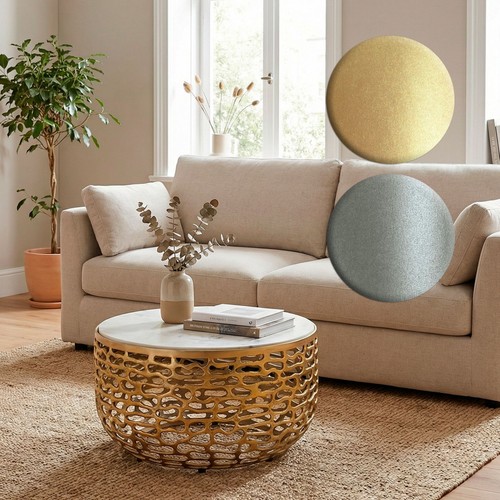 Tavolino design metallo con - design,