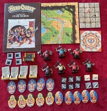 Contro l'Orda degli Orchi Espansione Heroquest Gioco da Tavolo Dipinto Incollato