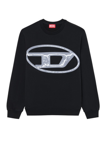 Diesel felpa sbonnie con maxi - con,