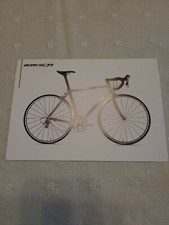 Brochure poster volantino Merlin Works CR geometria Tom Kellogg bici da corsa titanio