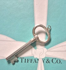 Originale raro ciondolo chiave Tiffany & Co grande/XL per test collana marcato