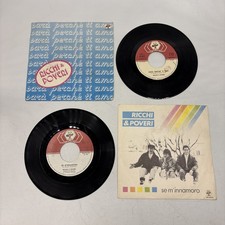 2x 45 Giri 7" RICCHI E POVERI Sara' perche' ti amo Bello l'amore Se M’innamoro 3