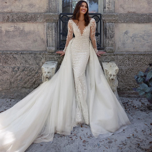Abito sposa sirena di - a,