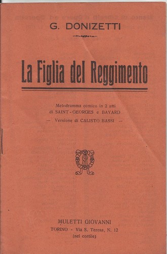 Libretto opera gaetano - libretto,