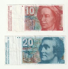 SVIZZERA - 10 E 20 FRANCHI