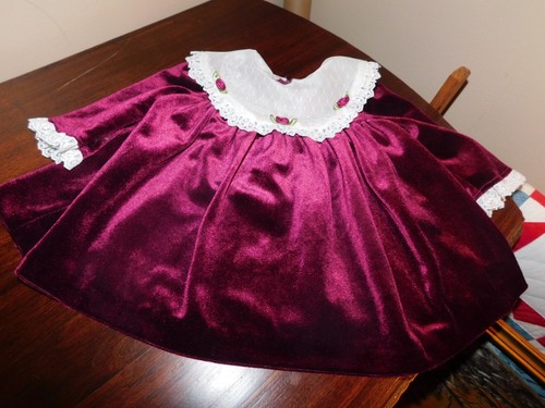 Vestito bambino festa velluto