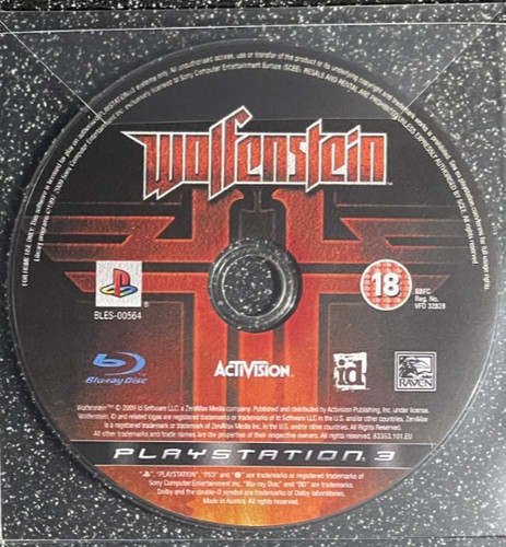 Wolfenstein sony playstation - -,