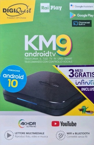 Android box km9 digiquest - tv,