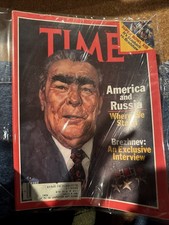 Time Magazine JANUARY 1979 "  Léonid Brejnev "