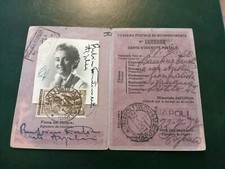 Tessera Postale Marca Da Bollo