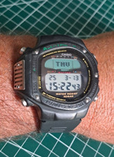 Vintage (1991) Casio ALT-6000 Twin Sensor Althi-Thermo Mod.960 Japan M *Working*