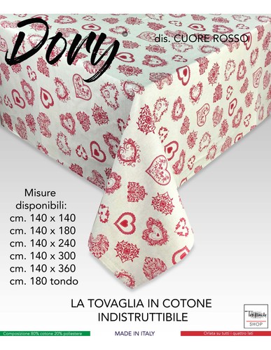 Tovaglia dory tirolese cuore - dory,