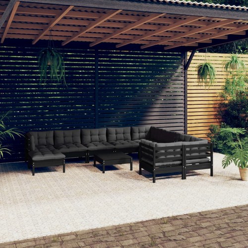 Set divani legno pino - set, in