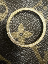 Ghiera Rolex  31 mm Oro Giallo 18k Peso  gr 5.00 Con 1.2 Ct Pietre G Color Vvs2