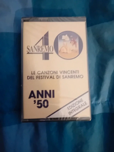 Cassetta sanremo canzoni - 40,