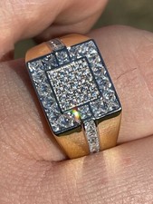 ANELLO uomo placcato oro 14 kt