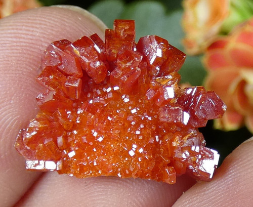 Cristaux gemme vanadinite - cristaux,