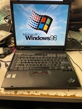 IBM ThinkPad A31 Windows 98SE con supporto USB DVD-ROM + FDD 30 GB seriale parallelo