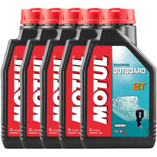 5LT OLIO MOTUL OUTBOARD 2T 2-TEMPI FUORI BORDO MARINE OLIO MOTORE TC-W3 5