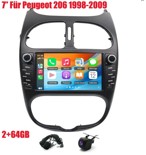 Stereo per peugeot 206 - per,