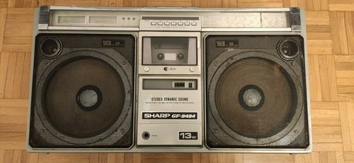Sharp 9494 boombox stereo - gf,