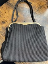 Pochette nera vintage con