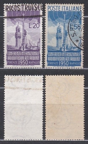 Italia 1950 radiodiffusione - italia,
