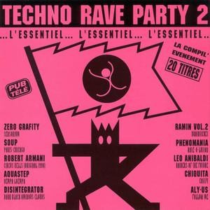 Various techno rave party - techno,