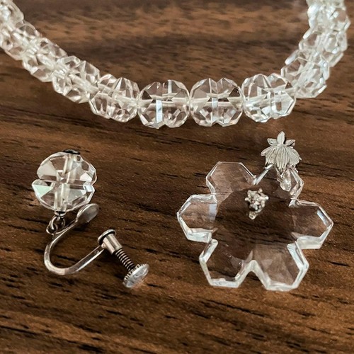 Set gioielli vintage vetro - set,