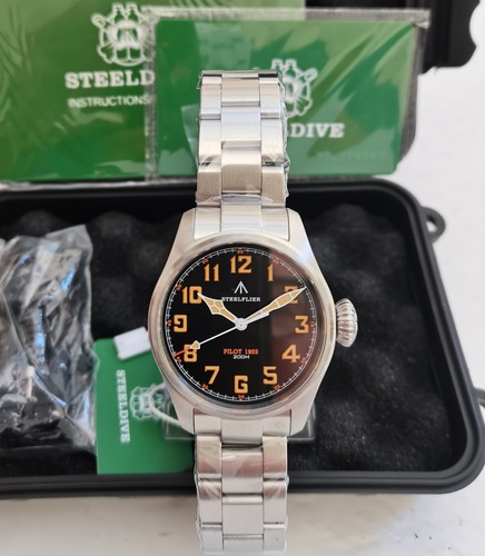Orologio pilota acciaio nuovo - acciaio,