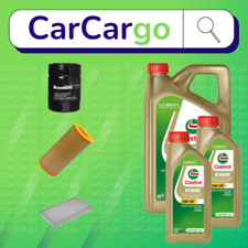 Kit tagliando per Iveco Daily 29L12 Diesel 2002-2006 olio abitacolo OLIO CASTROL
