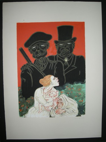 Giuseppe migneco serigrafia - migneco,