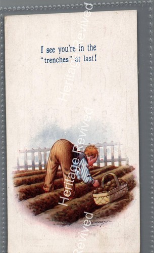 Vintage wwi trenches gardening - wwi,