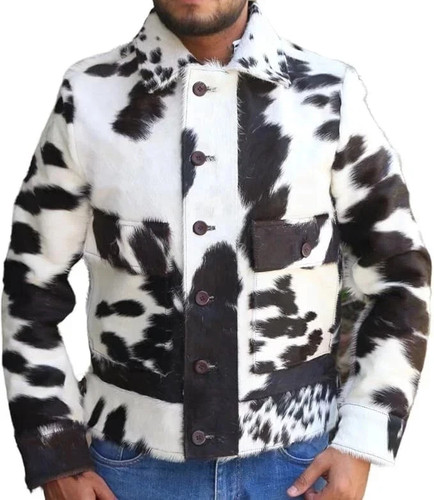 Giacca vera pelle - giacca, mucca