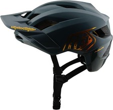 NUOVO Troy Lee Designs FLOWLINE MTB BMX casco bicicletta grigio/oro taglia M/L