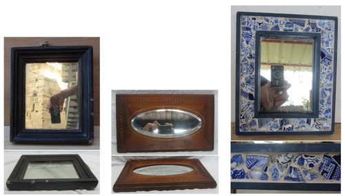 Lotto specchio cornice - , legno