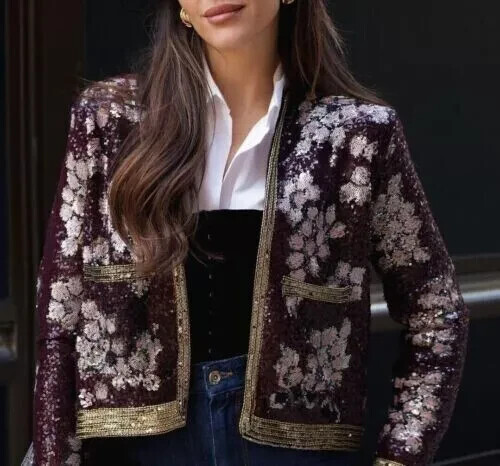 Zara rara giacca blazer maglia - rara,