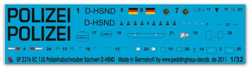 Decalcomanie peddinghaus 32 - peddinghaus, 1/32