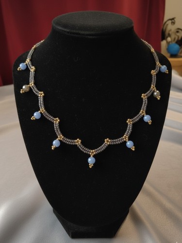 Collana girocollo nera stile - girocollo,