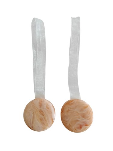 Coppia calamite per tende - di,