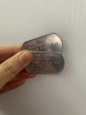 Set Piastrine Militari John SOAP Mactavish - Cosplay Dog Tags Call of Duty COD